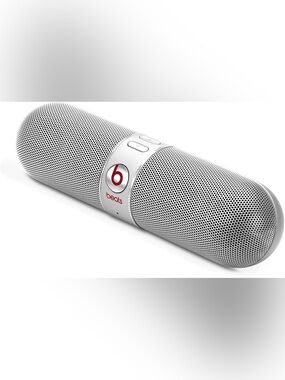 Beats by Dre Pill Portable Bluetooth Speaker - Rare Silver